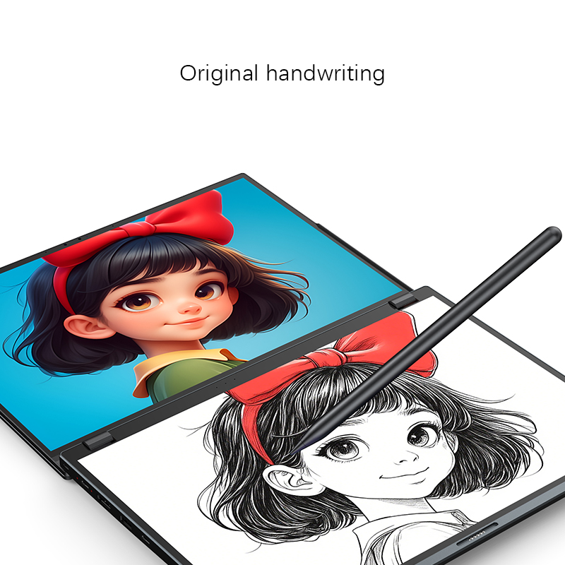 YX14 Dual Screen Laptop for Business Office Home Use -7