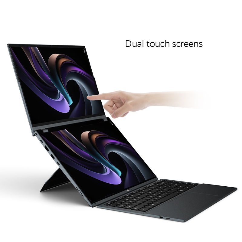 YX14 Dual Screen Laptop for Business Office Home Use