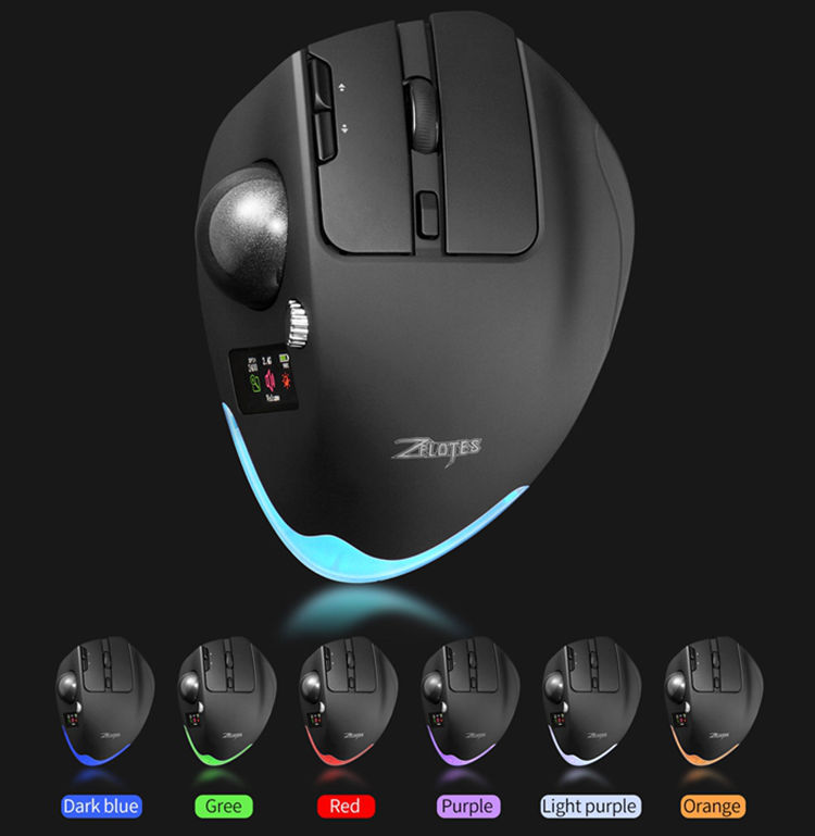F-33 Pro Trackball Mouse 7
