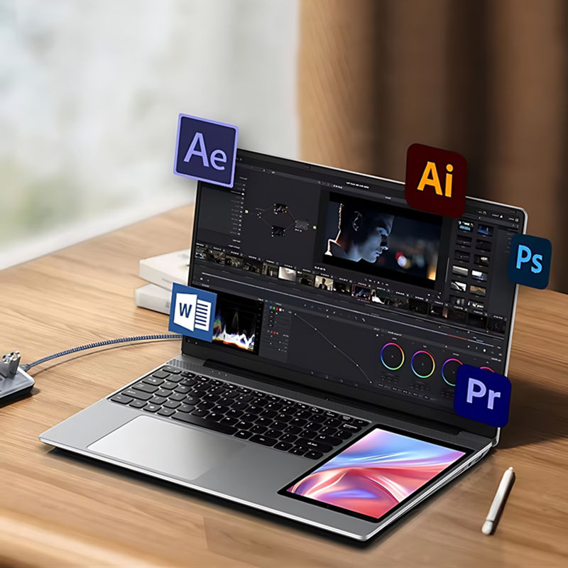 YX156 Dual-Screen Laptop for Business 8