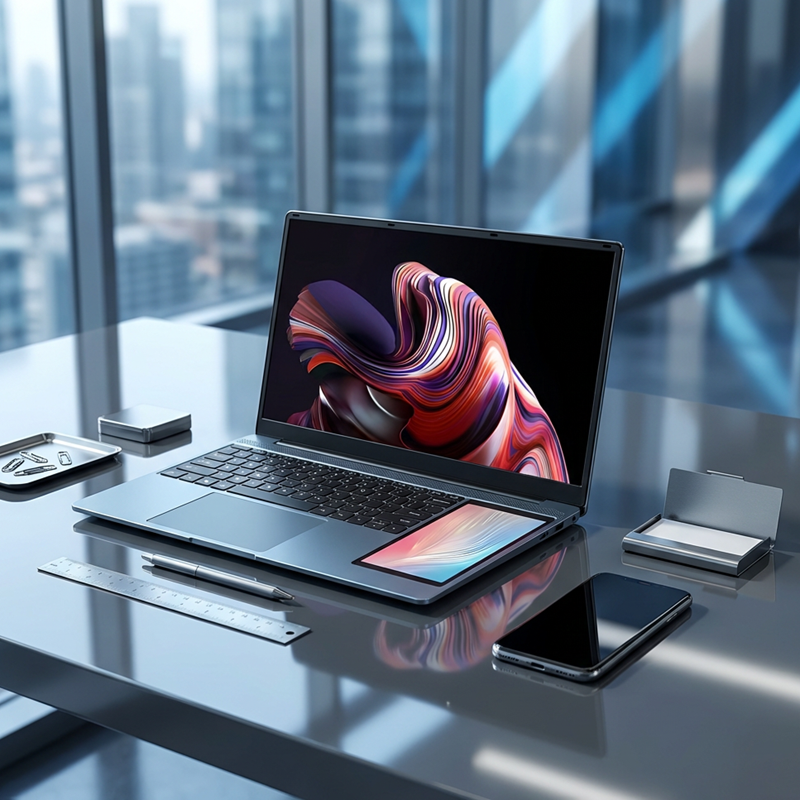 YX156 Dual-Screen Laptop for Business 12