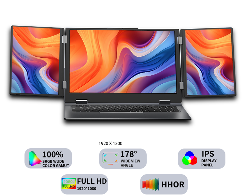 YX16 Triple Screen Laptop -2
