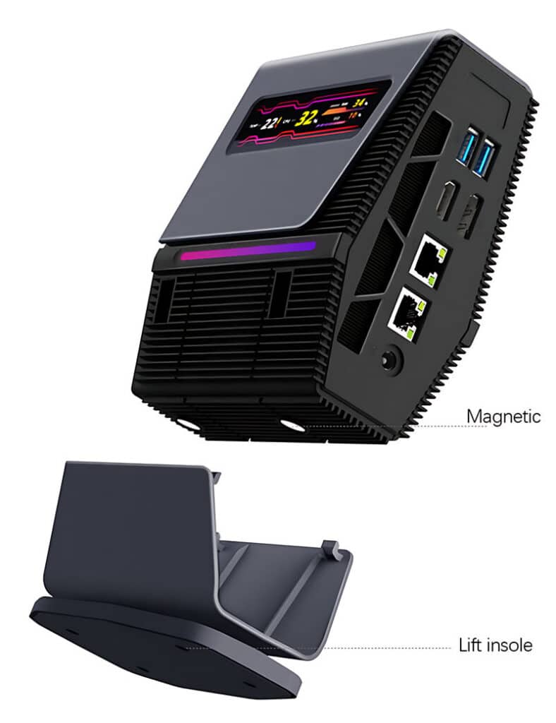 YISSIY Y6 AMD Ryzen 7 8845HS Mini PC 10