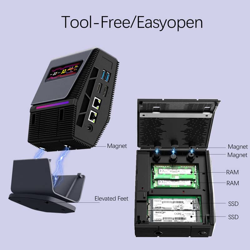 YISSIY Y6 Mini PC with AMD Ryzen 7 8845HS (9)