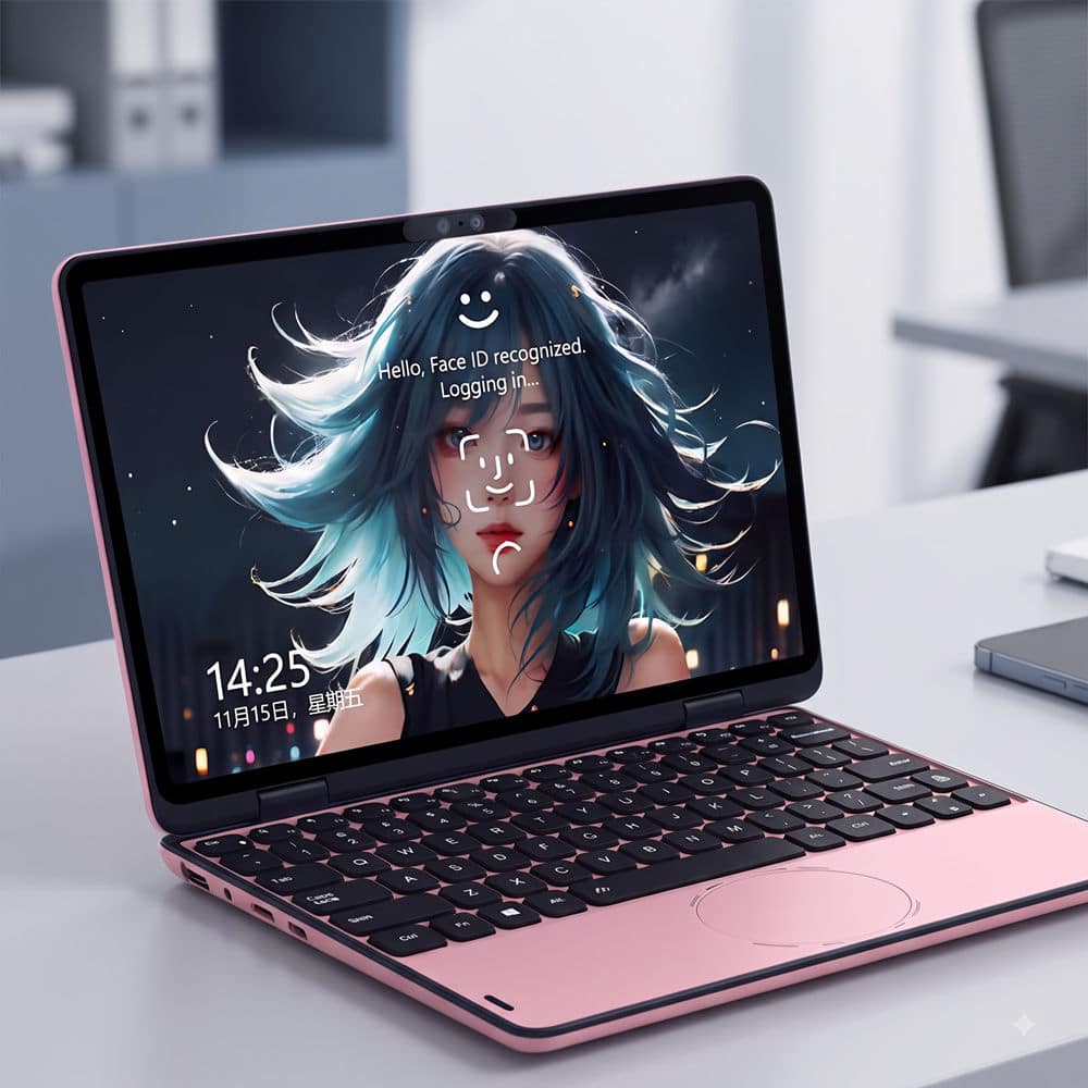 YISSIY YX110YP 11" 360° YOGA Touchscreen Laptop with IR Facial Recognition