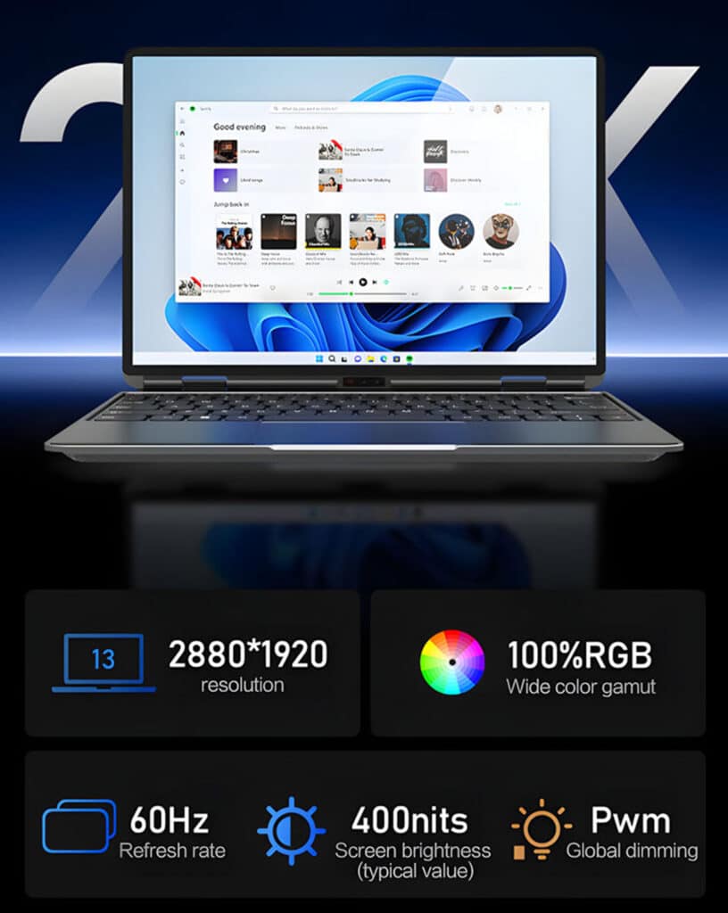 YISSIY YX130G Carbon Fiber Laptop for Wholesale 4