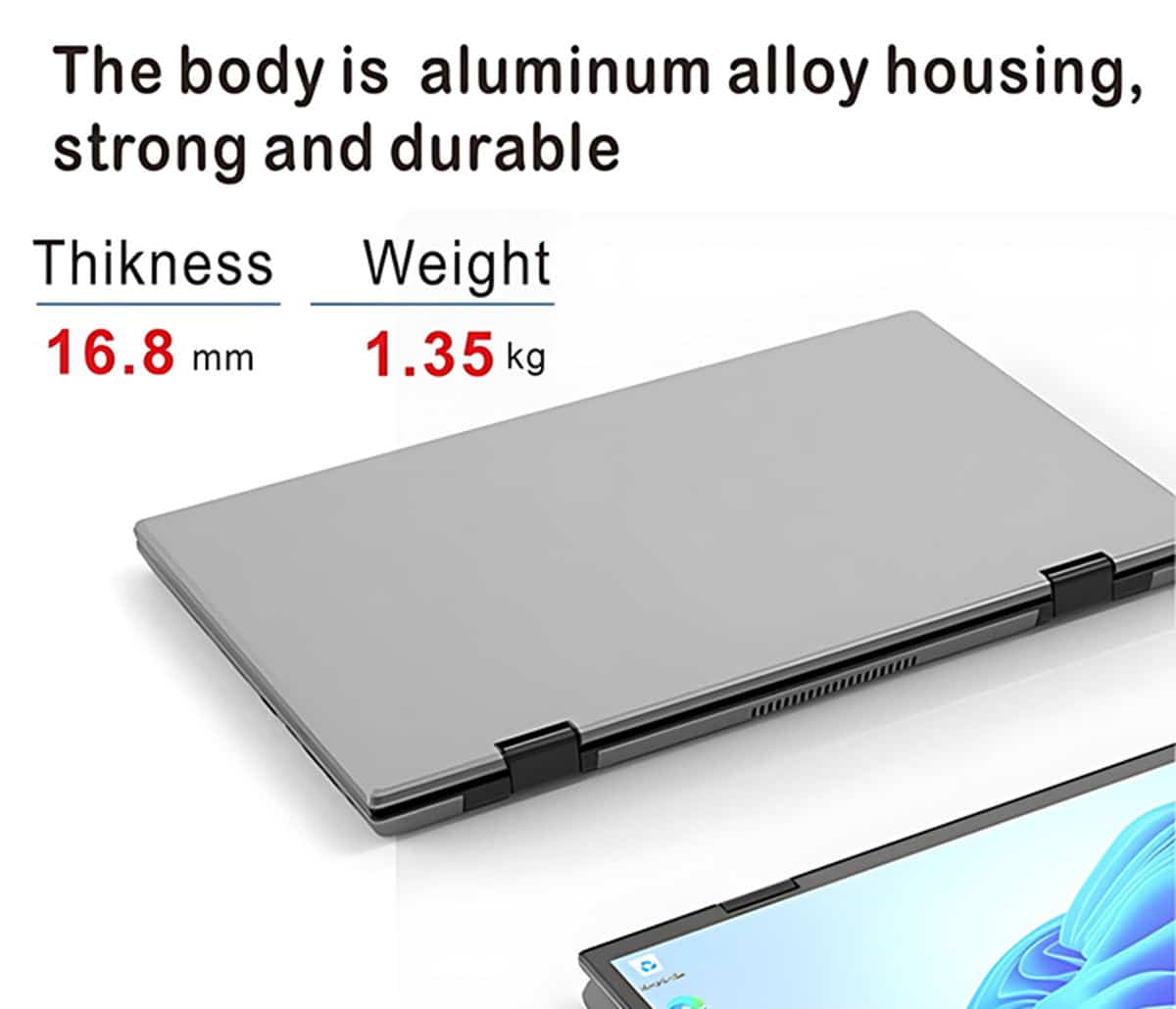 YISSIY YX140D 14 Inches Dual Touch Screen Laptop (9)