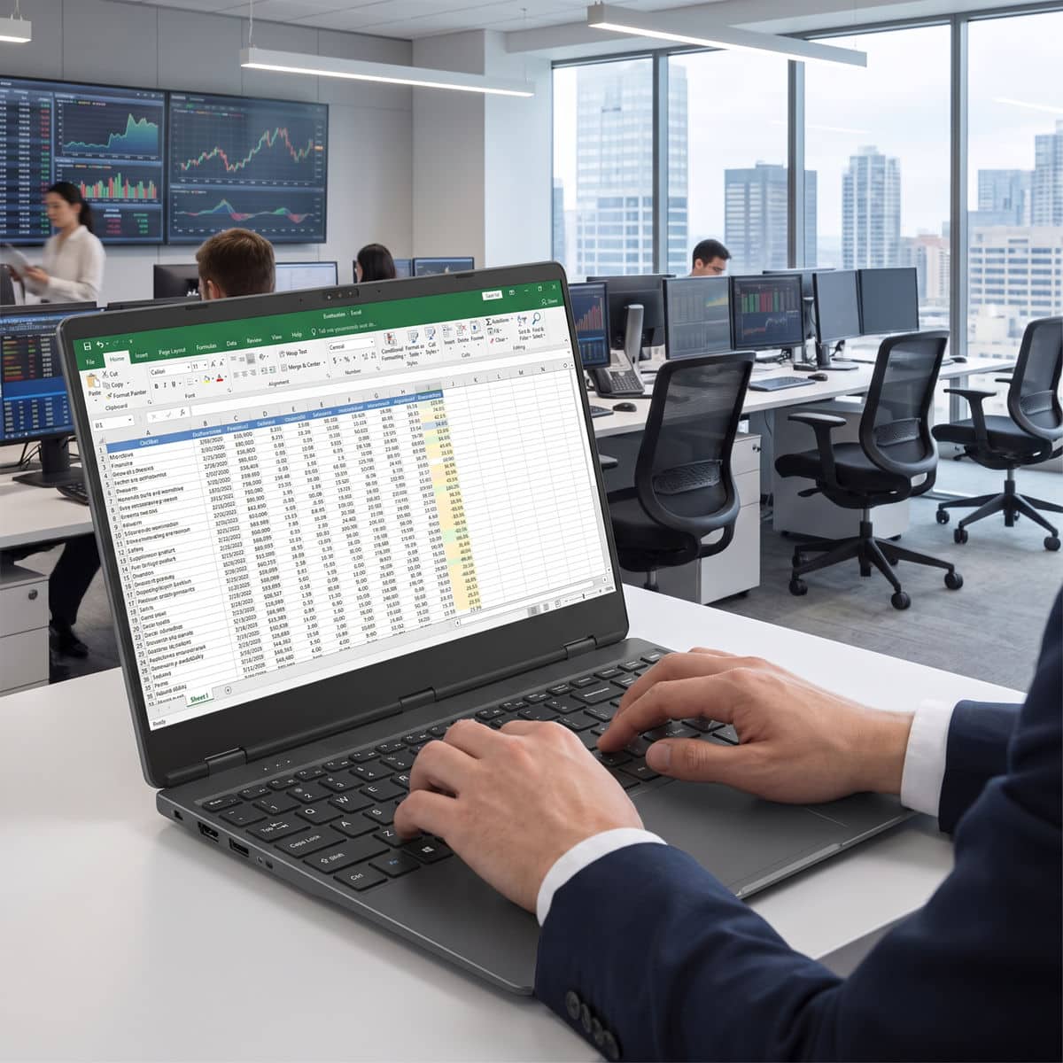 YISSIY YX156S 15.6" Ultra-Slim for Financial Office