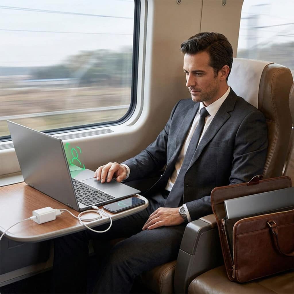 YISSIY YX156S 15.6" Ultra-Slim Business Laptop with Infrared (IR) camera enables 3D facial recognition