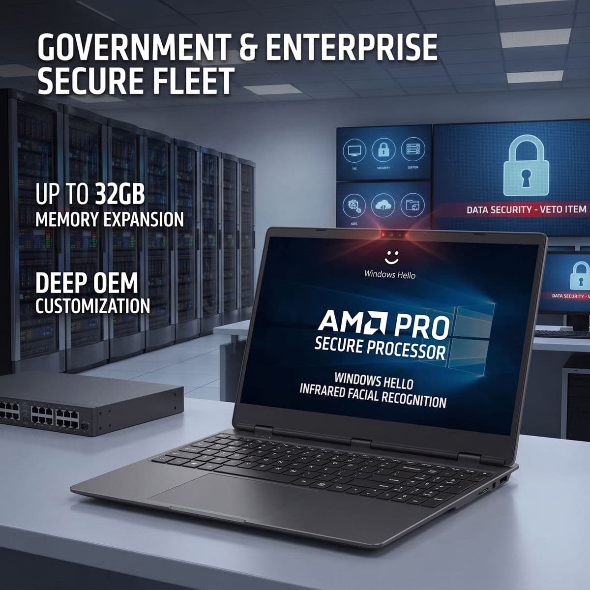 YISSIY YX156S 15.6" Ultra-Slim for Enterprise Fleet