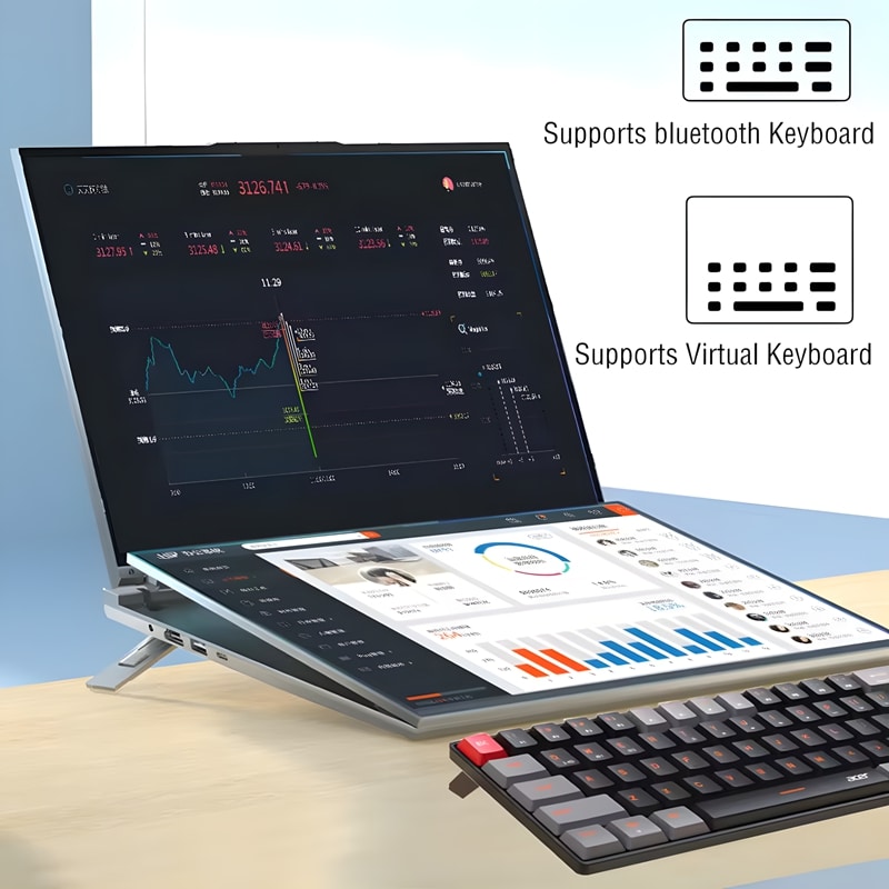Versatile Input Capabilities: Type Your Way: Virtual or Physical