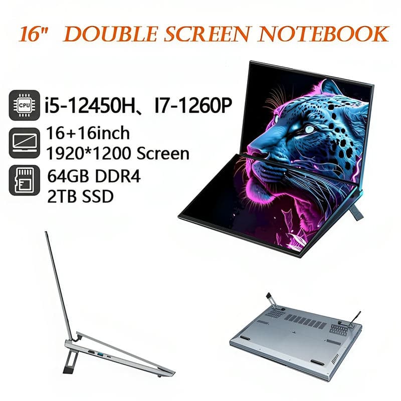 YX16 Plus 16 inch Dual-Screen Laptop 4